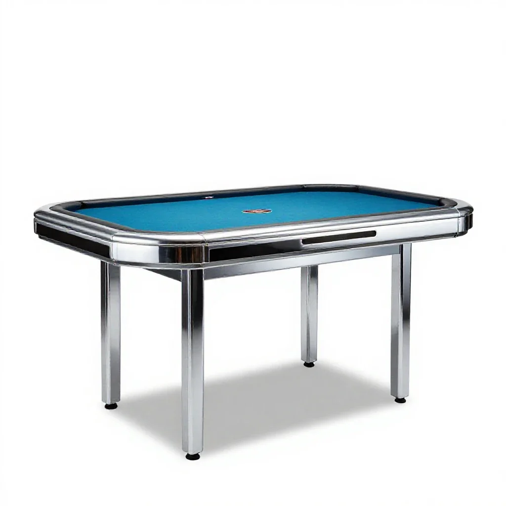 Gaming table isolated on a white background
