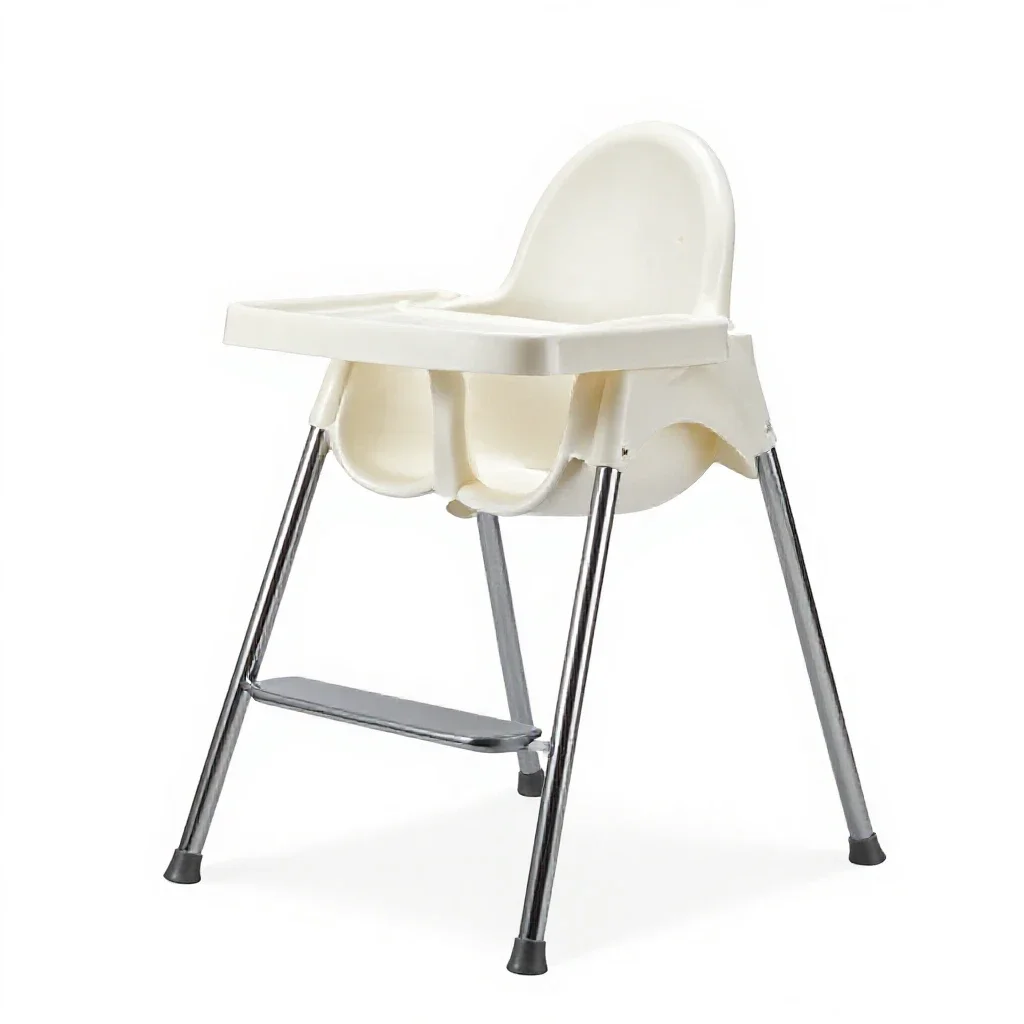 Highchair isolated on a white background