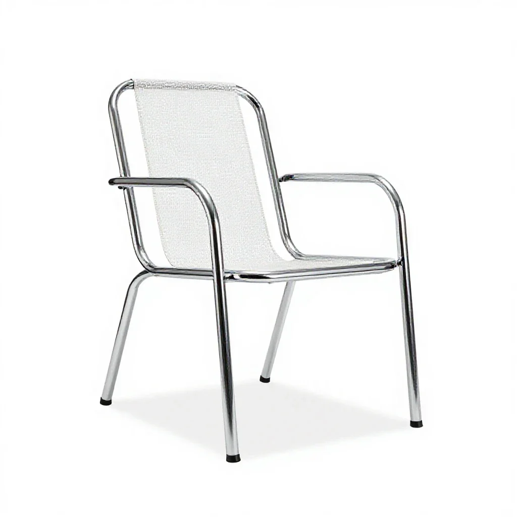 Lawn chair isolated on a white background