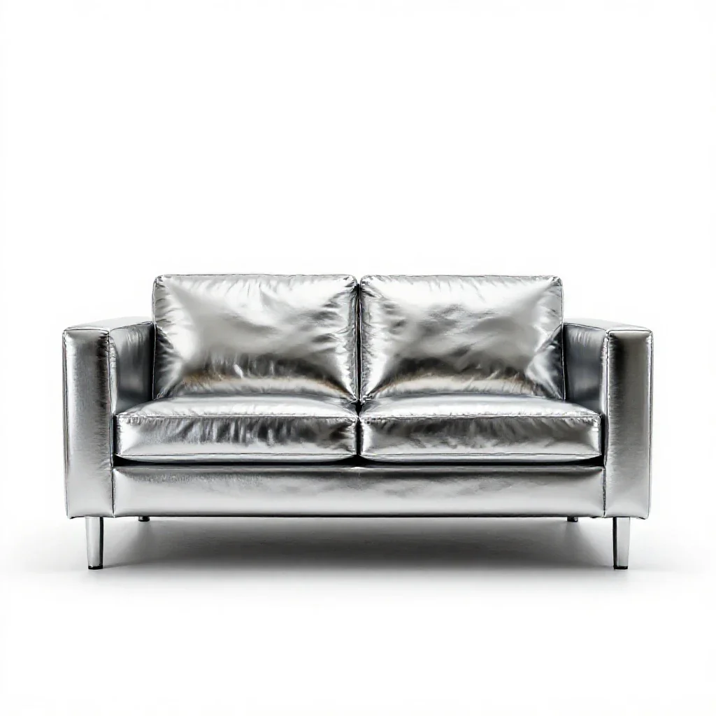 Love seat isolated on a white background