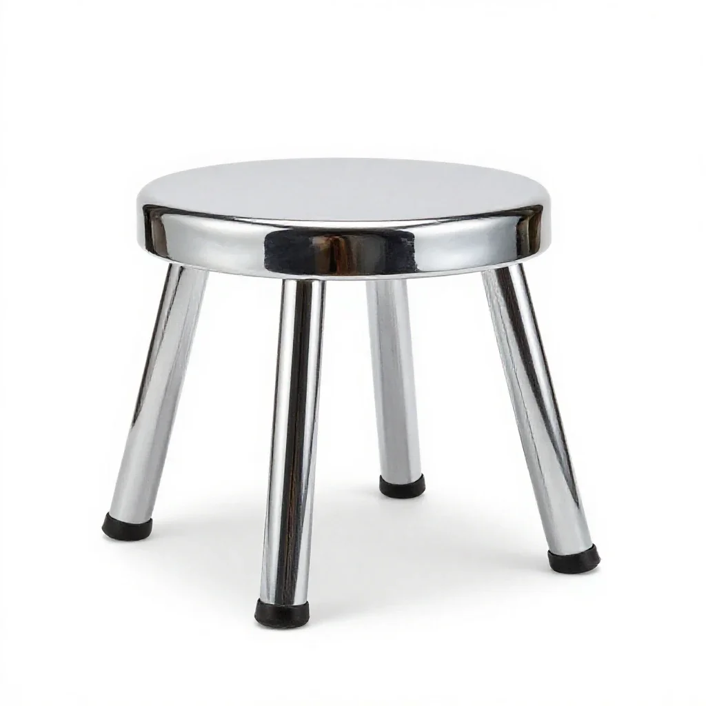 Milking stool isolated on a white background