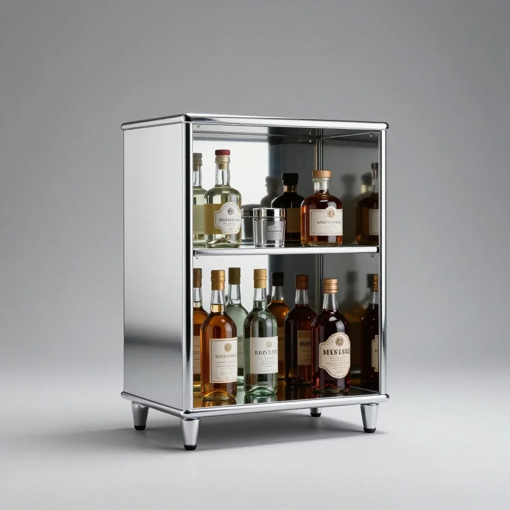 Minibar isolated on a white background