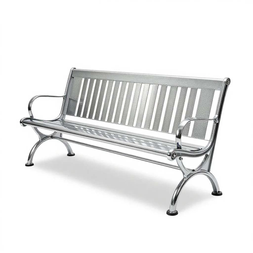 Pew isolated on a white background