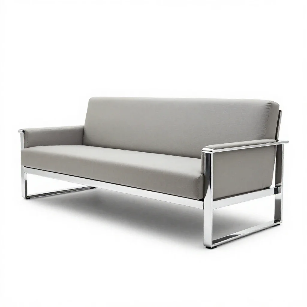 Studio couch isolated on a white background