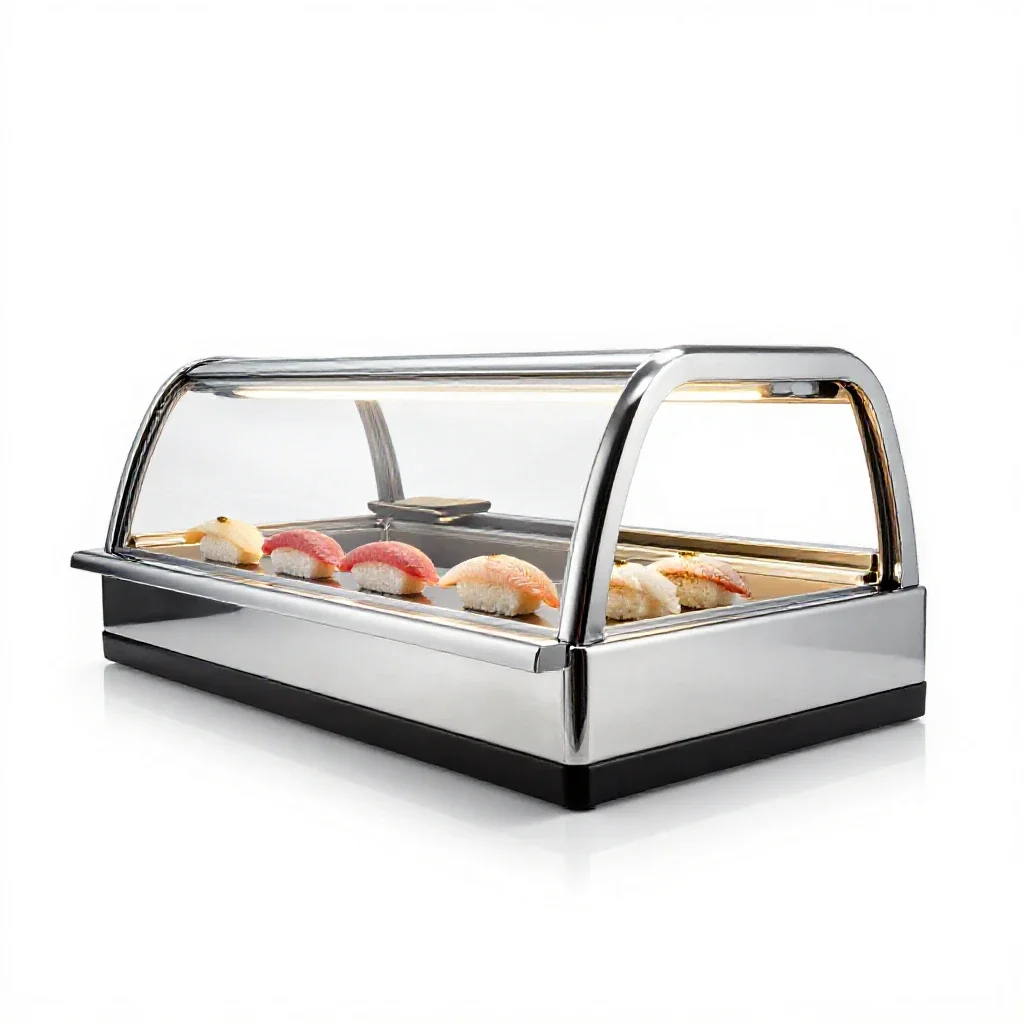 Sushi bar isolated on a white background