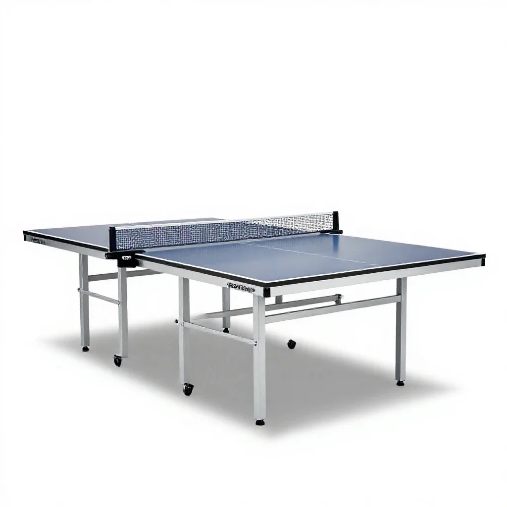 Table-tennis table isolated on a white background