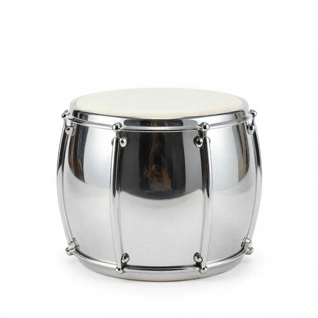 Taboret isolated on a white background