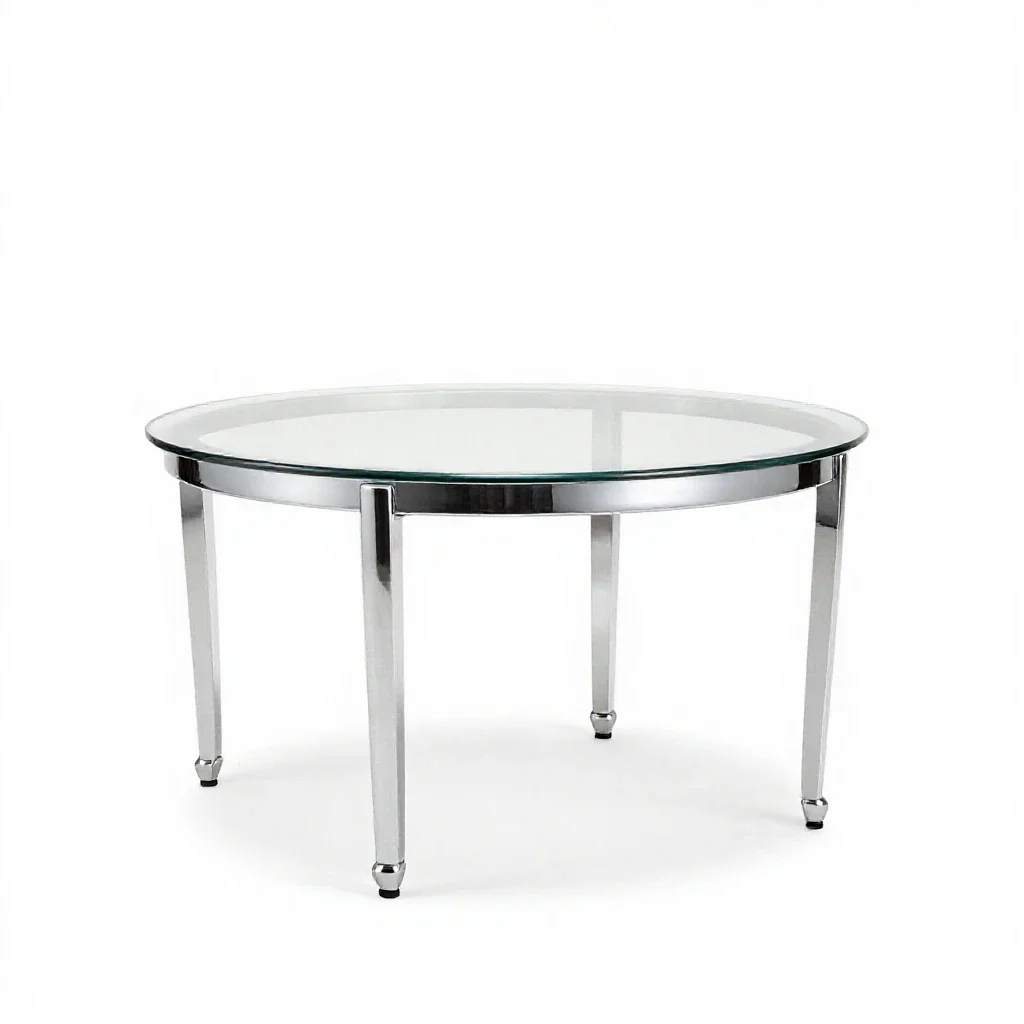 Tea table isolated on a white background