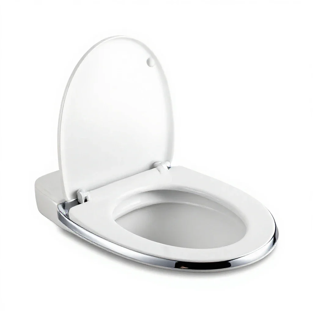 Toilet seat isolated on a white background