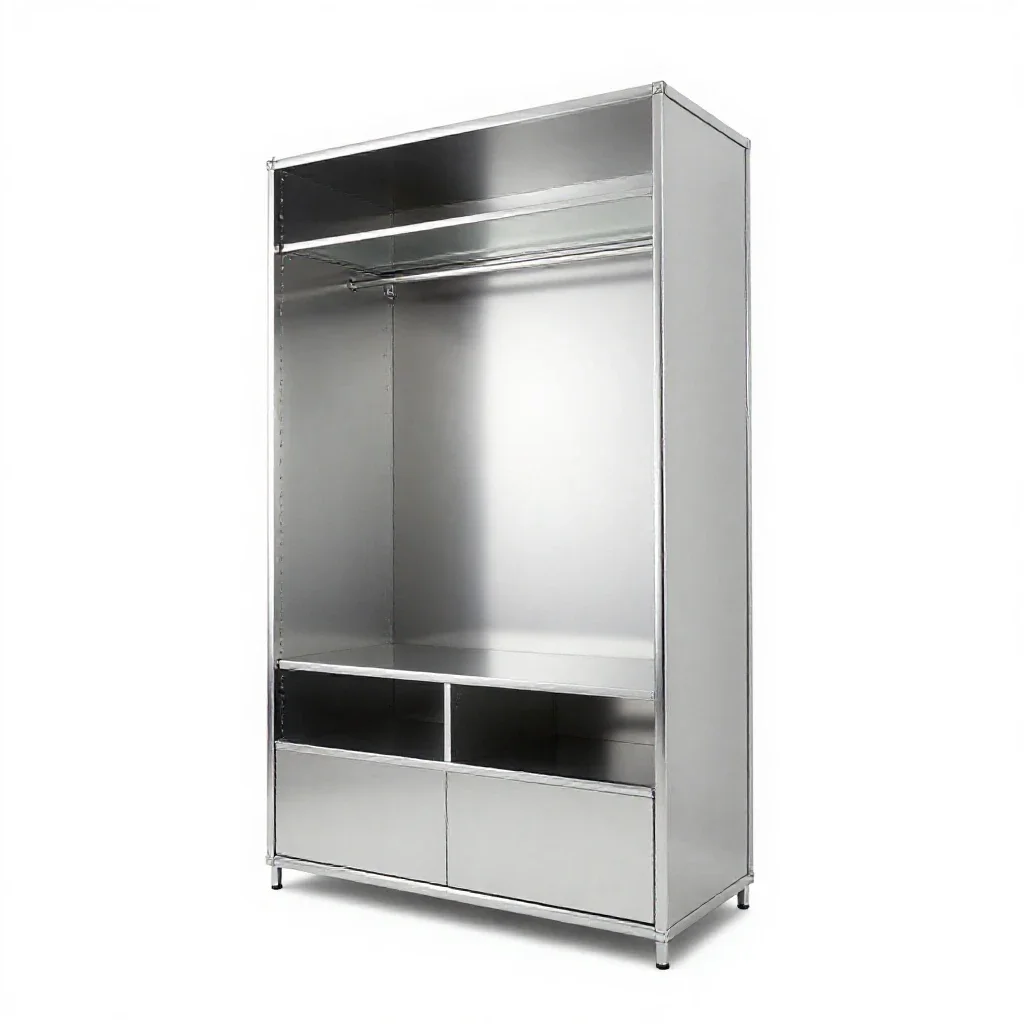 Wardrobe isolated on a white background