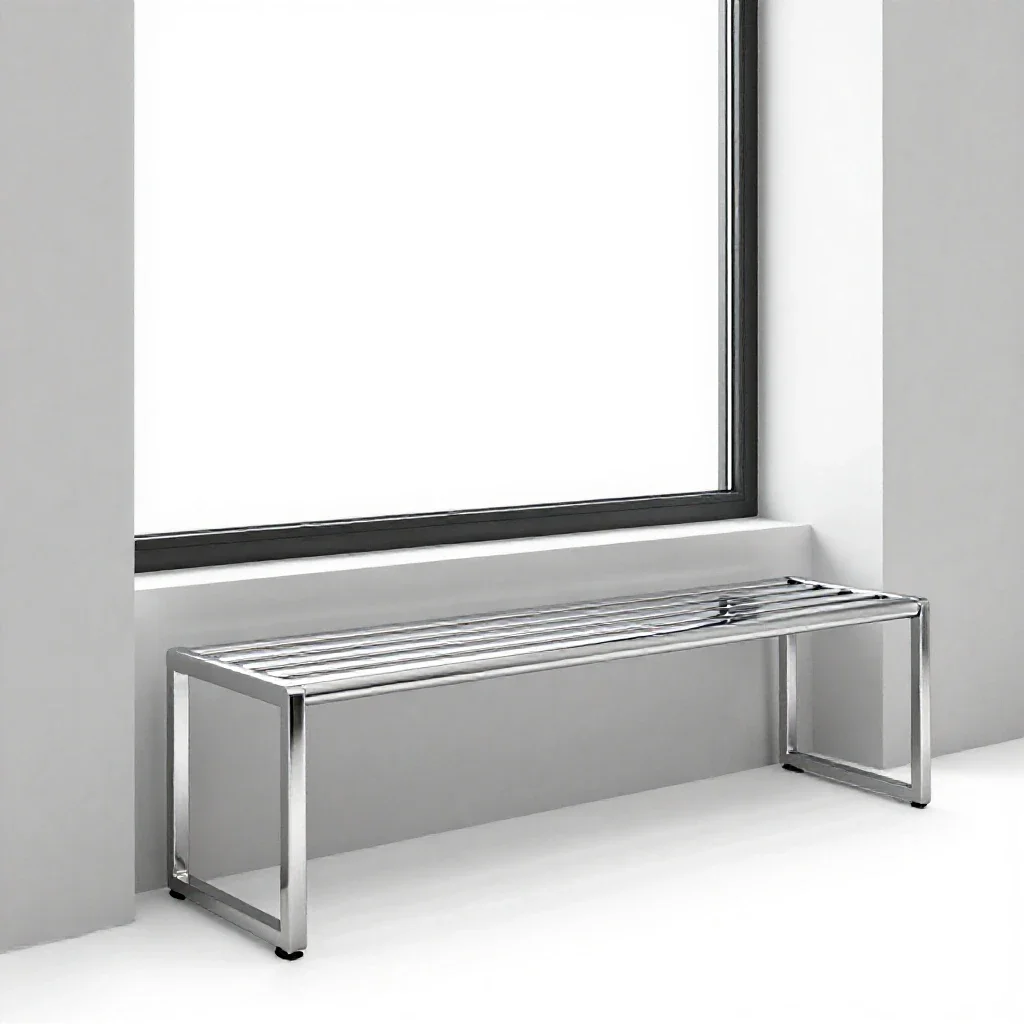 Window seat isolated on a white background