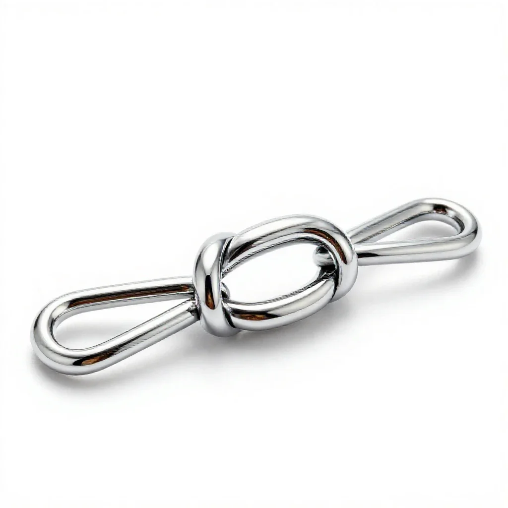 Barrel knot isolated on a white background