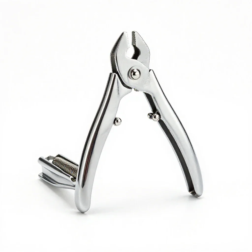Bulldog clip isolated on a white background