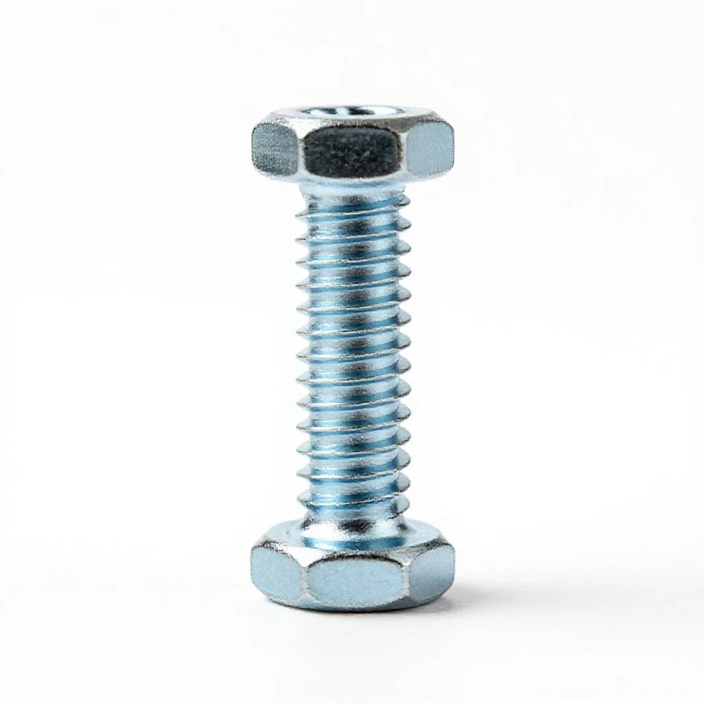 Cap screw isolated on a white background