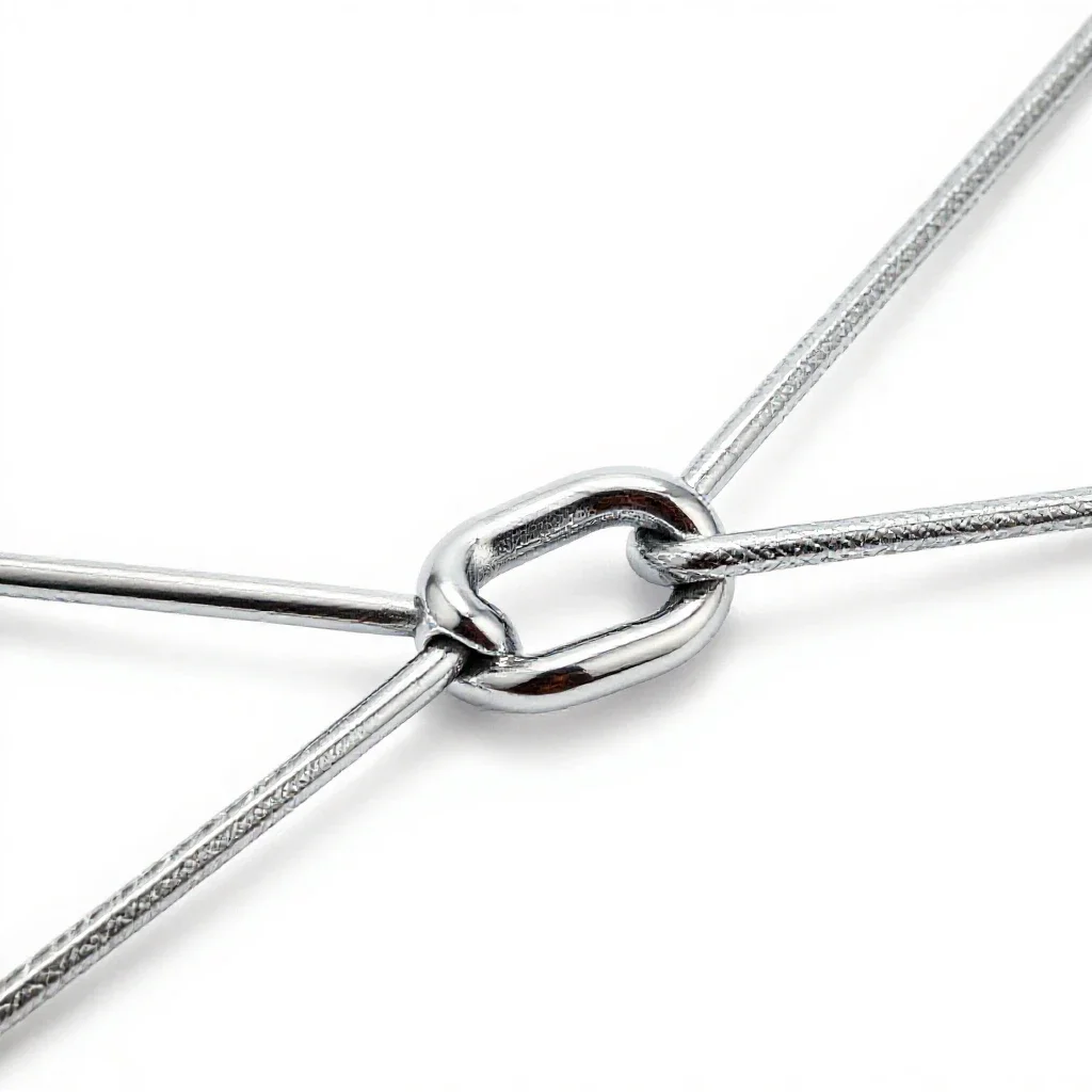 Clove hitch isolated on a white background