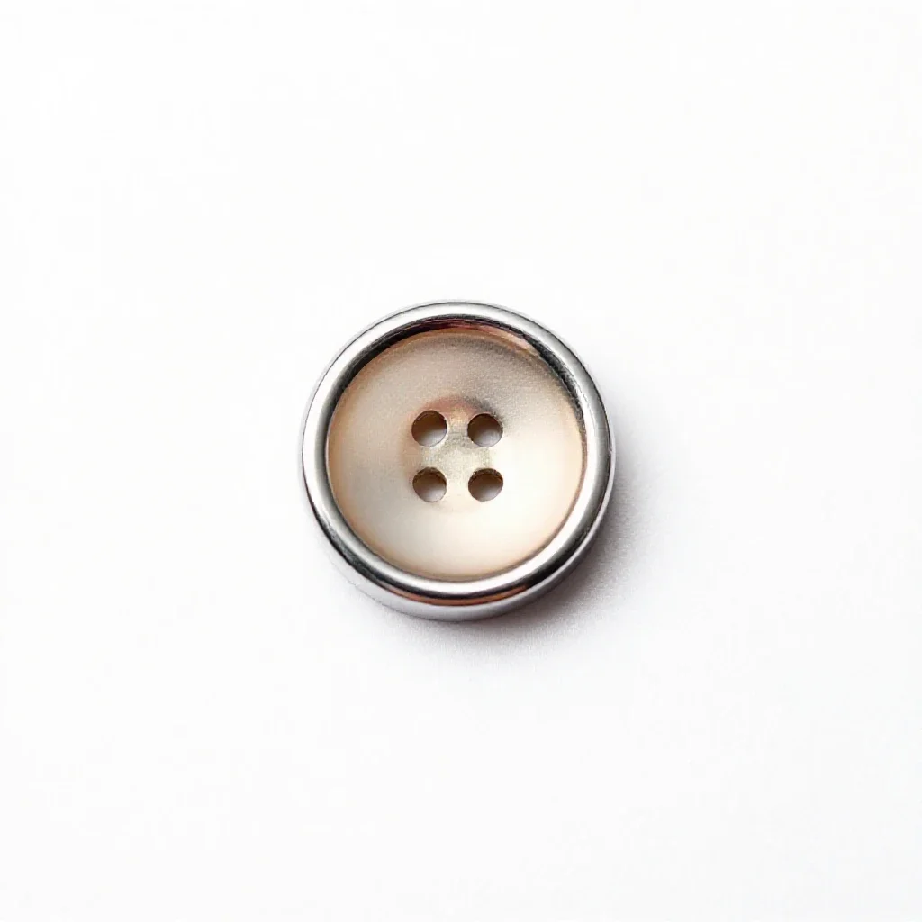 Coat button isolated on a white background