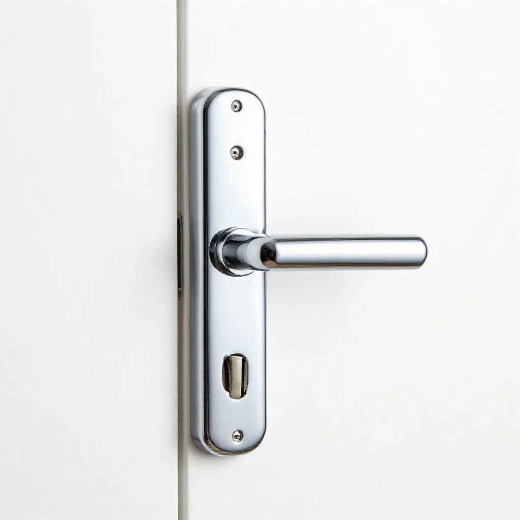 Doorlock isolated on a white background