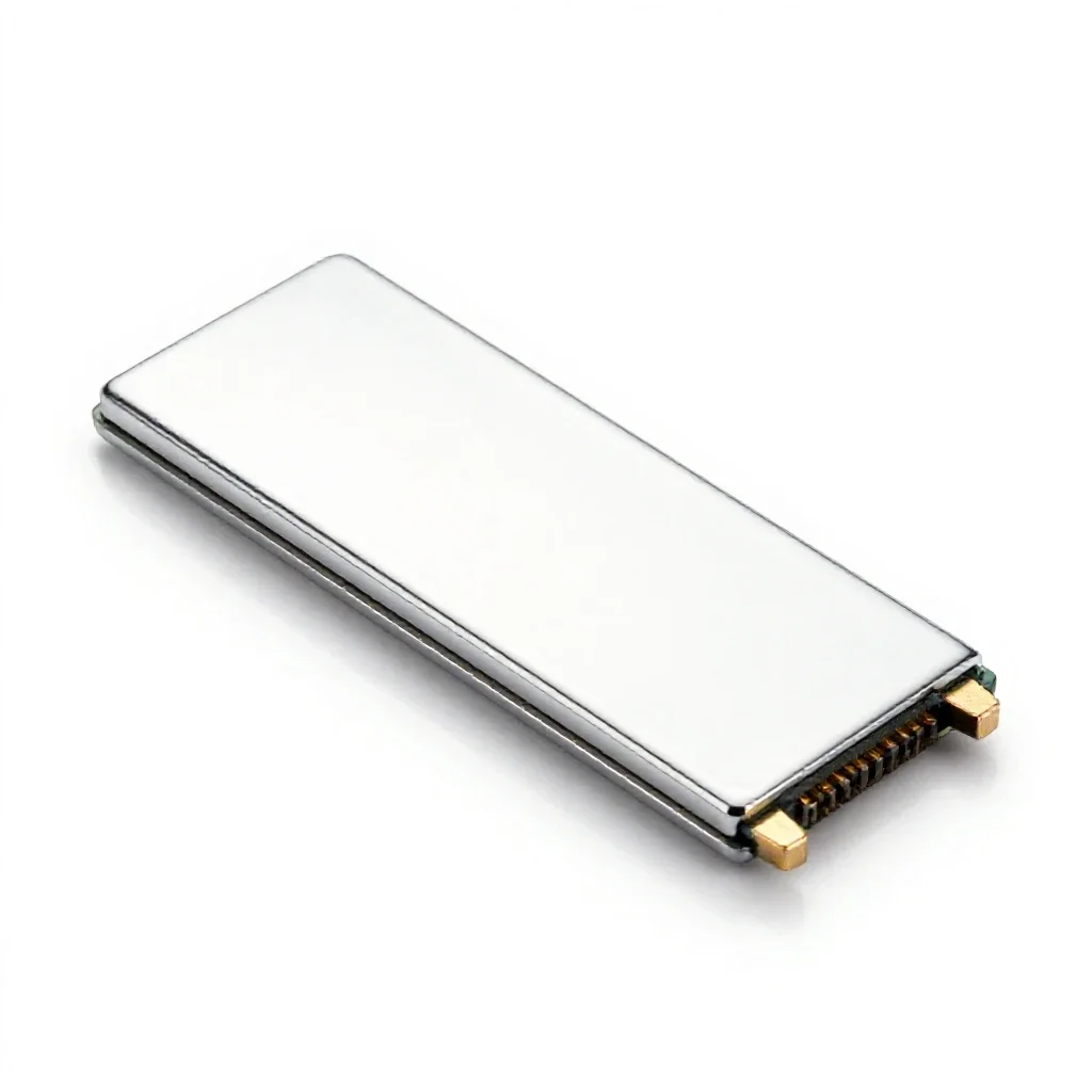 Flash memory isolated on a white background