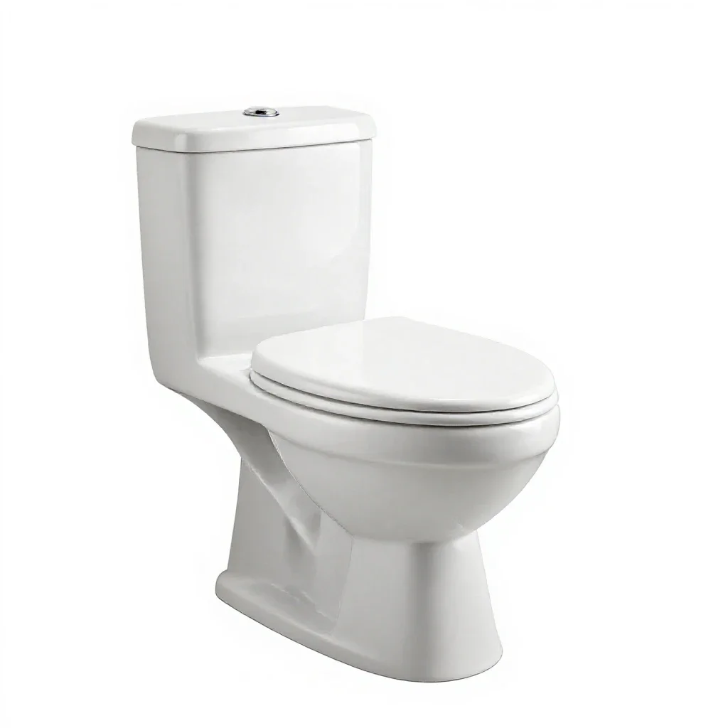 Flushless toilet isolated on a white background