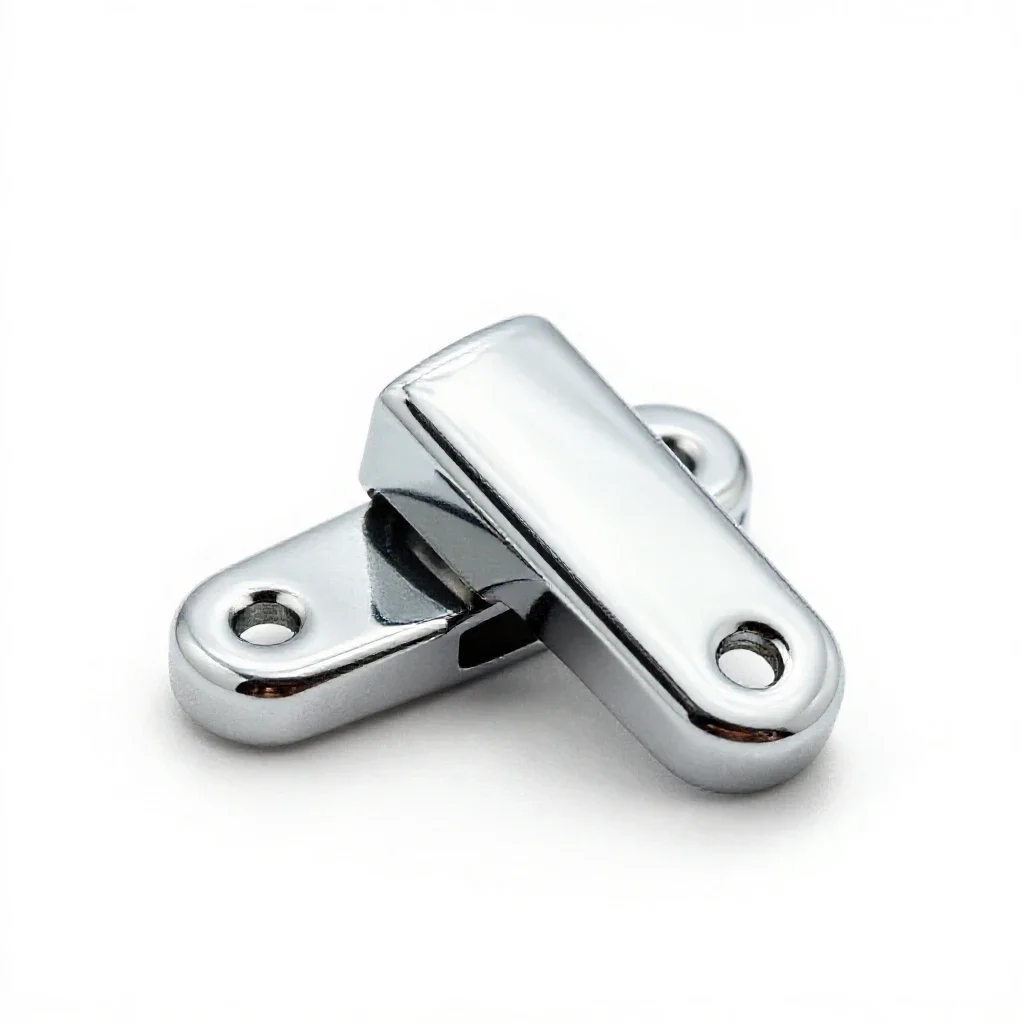 Hood latch isolated on a white background