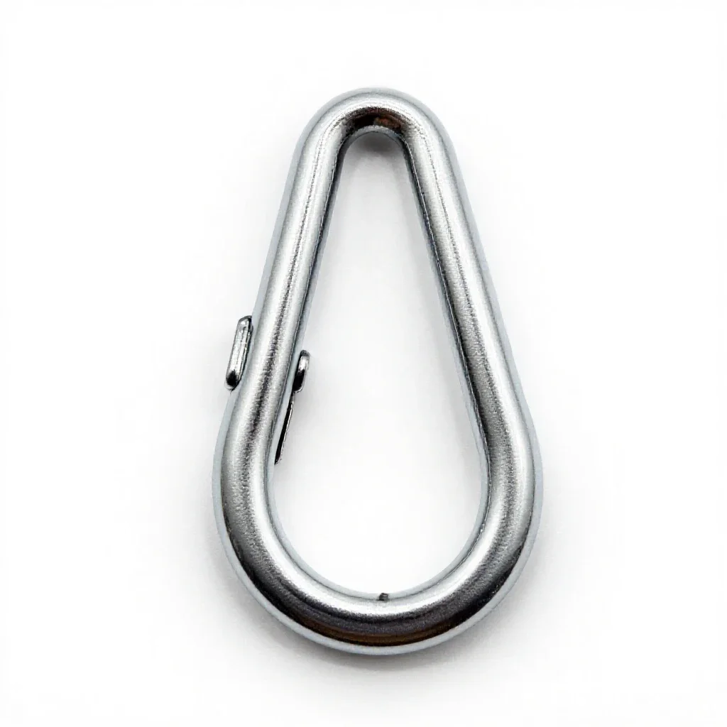 Hook and eye isolated on a white background