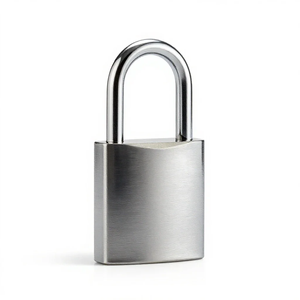 Lever lock isolated on a white background