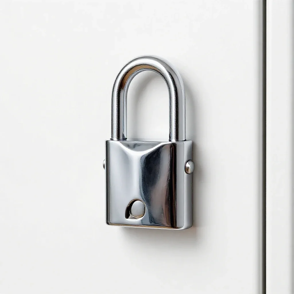 Locker isolated on a white background