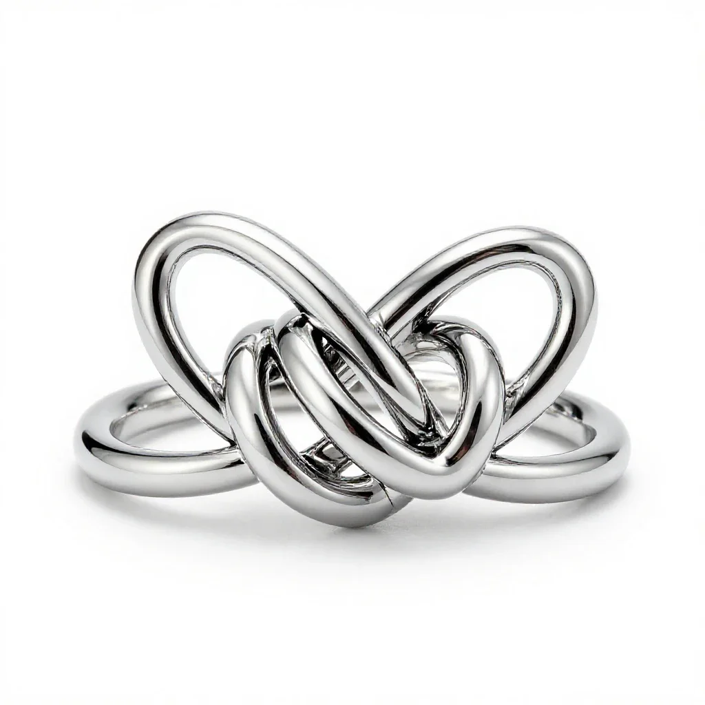 Love knot isolated on a white background