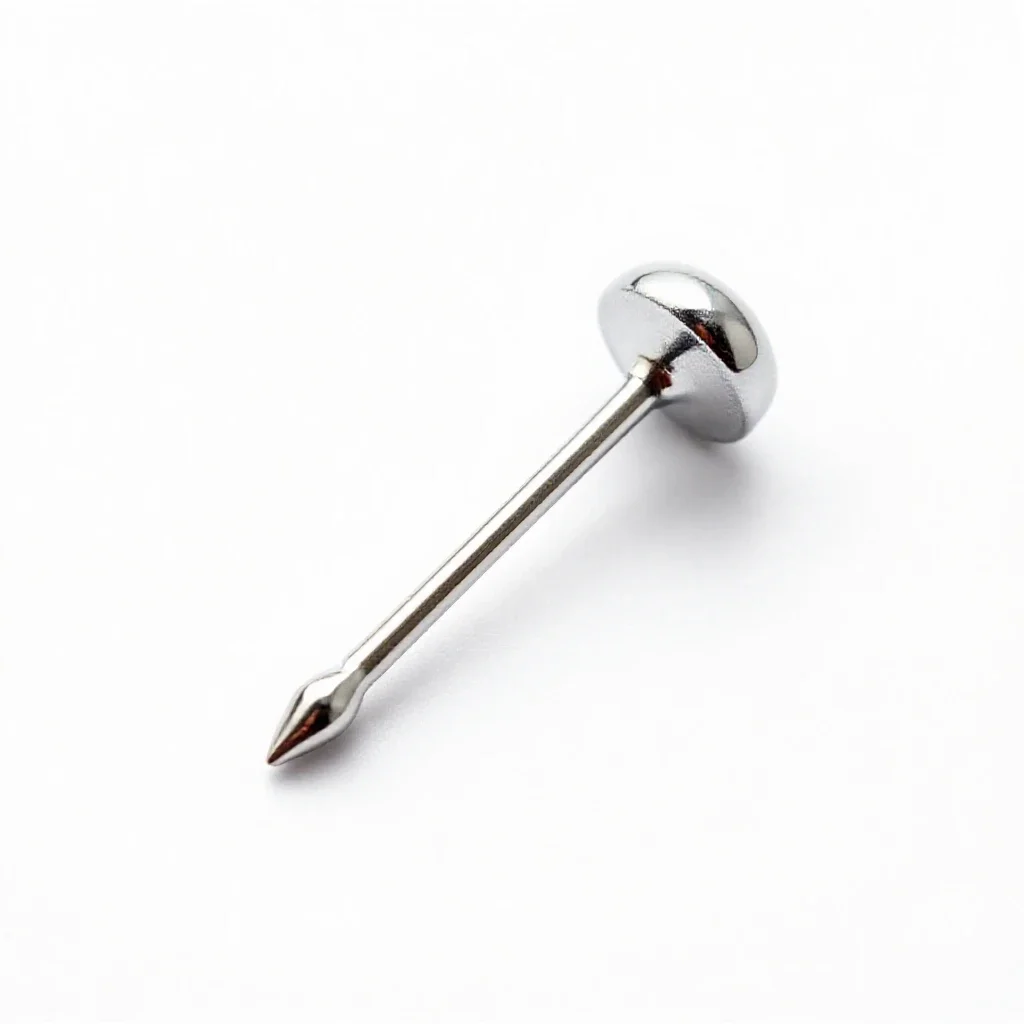 Pin isolated on a white background