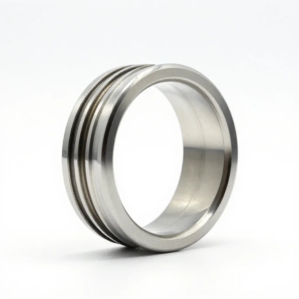 Piston ring isolated on a white background
