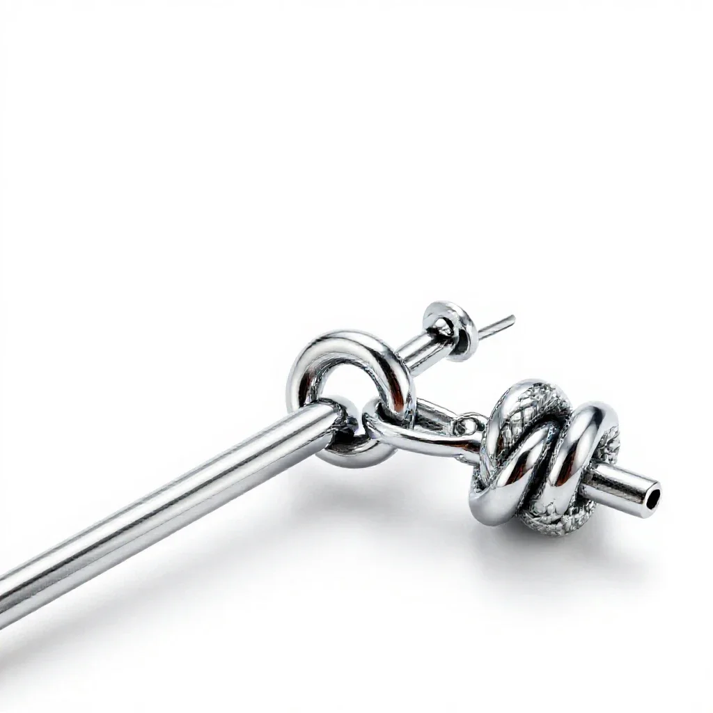 Prolonge knot isolated on a white background