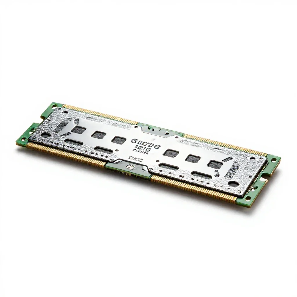 Random-access memory isolated on a white background
