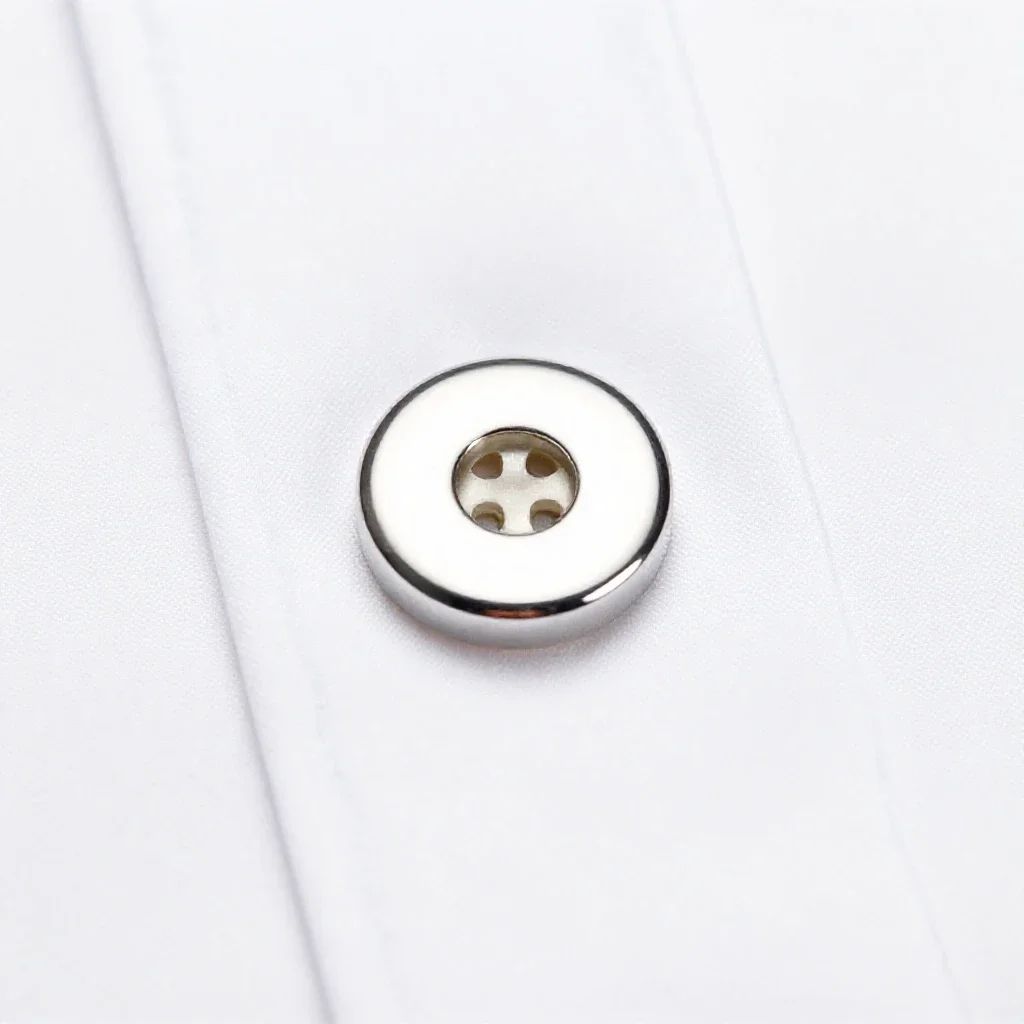 Shirt button isolated on a white background