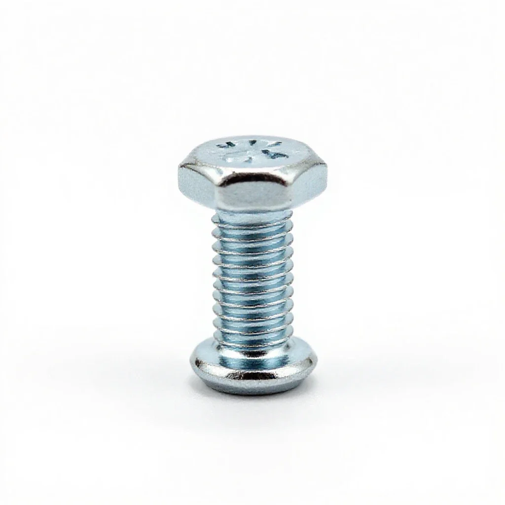Stove bolt isolated on a white background