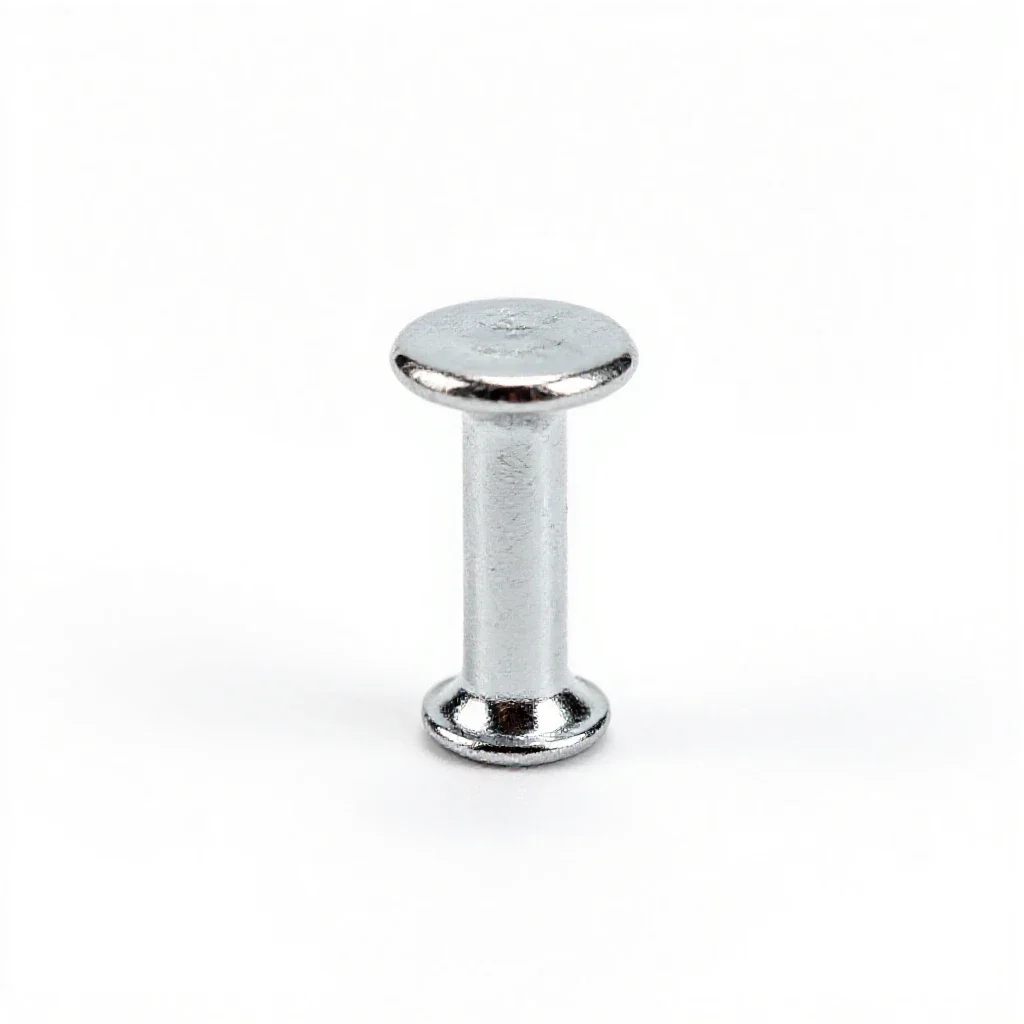 Stub nail isolated on a white background