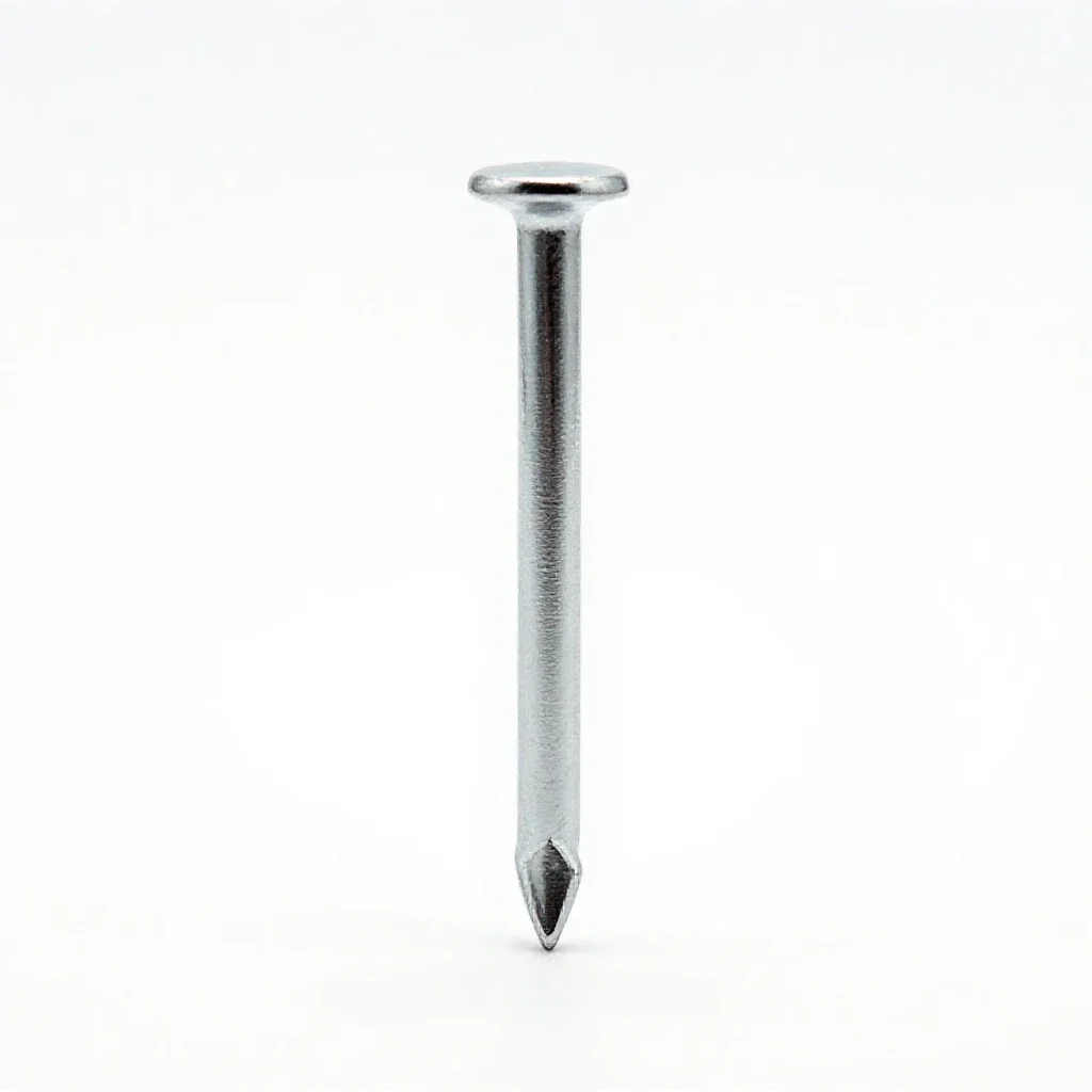Tenpenny nail isolated on a white background