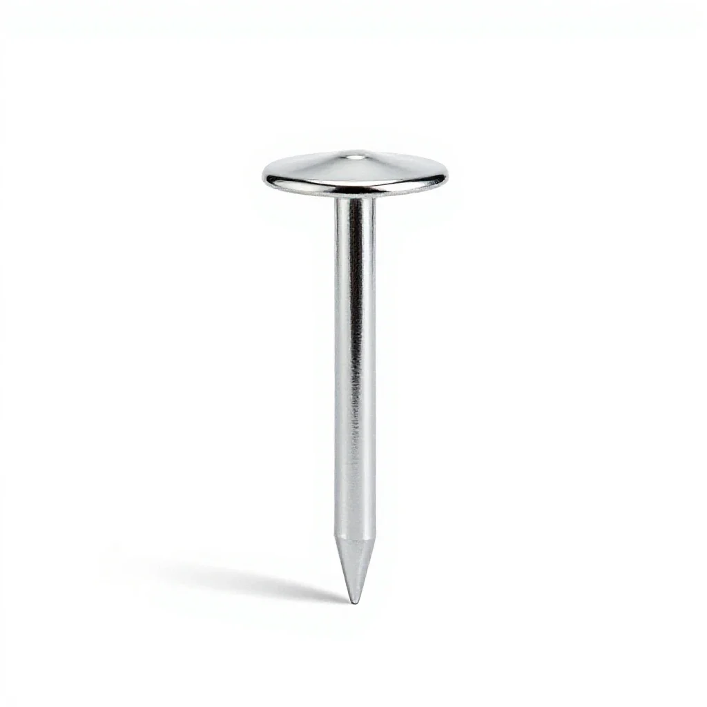 Tent peg isolated on a white background