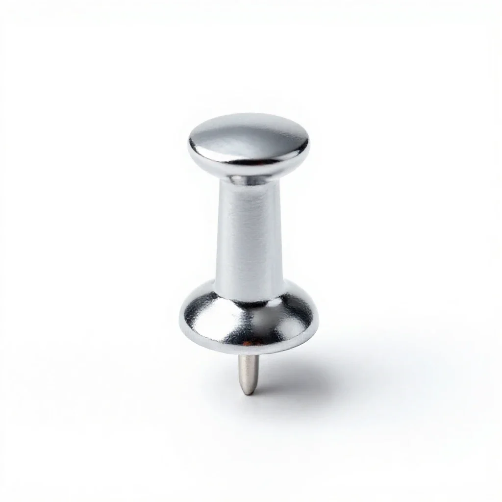 Thumbtack isolated on a white background