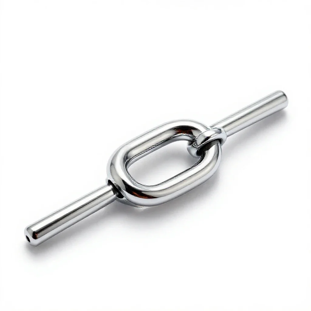 Overhand knot isolated on a white background