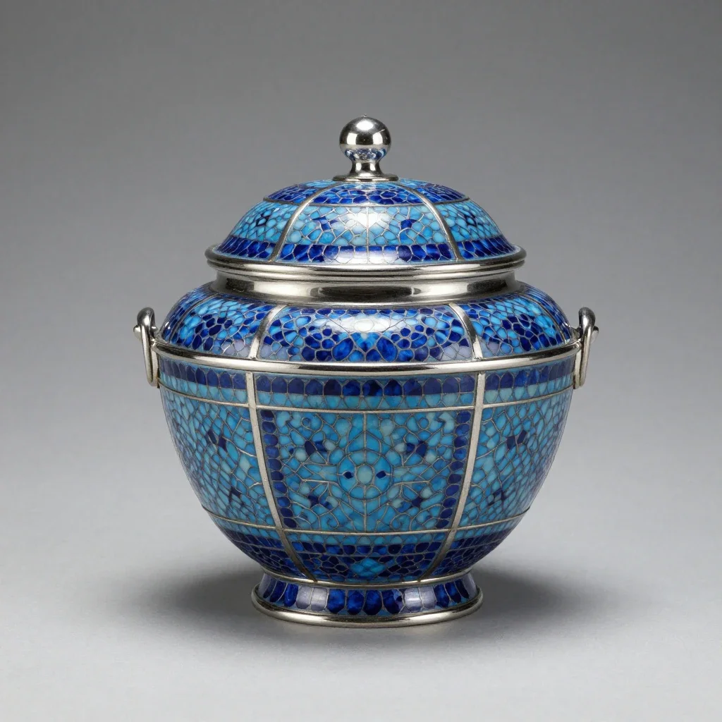 Cloisonne isolated on a white background