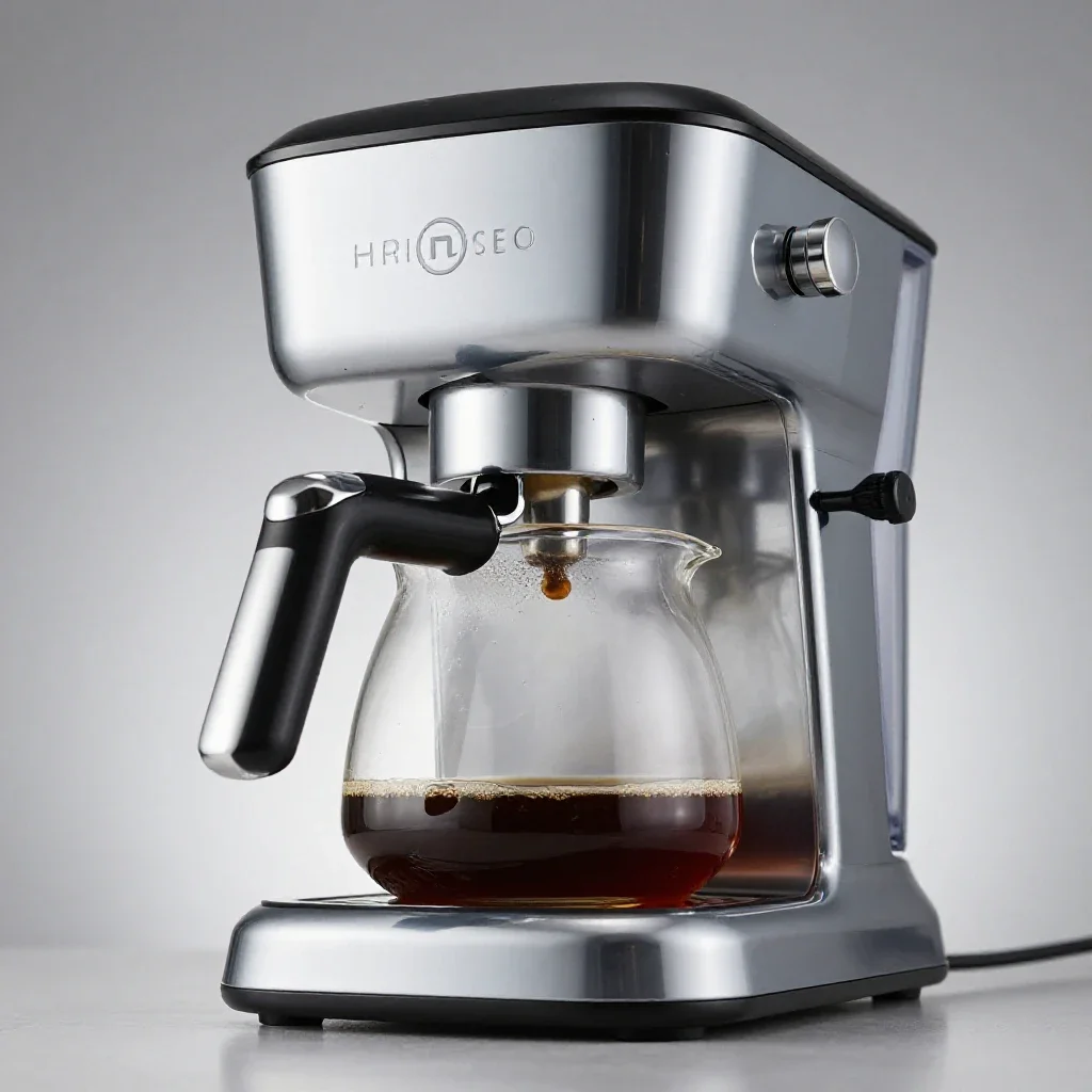 Coffee maker isolated on a white background