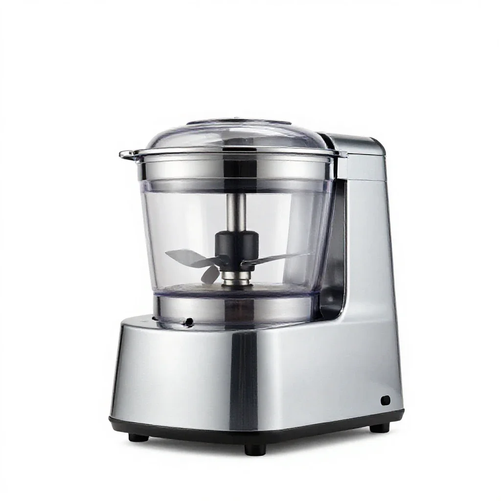Food processor isolated on a white background