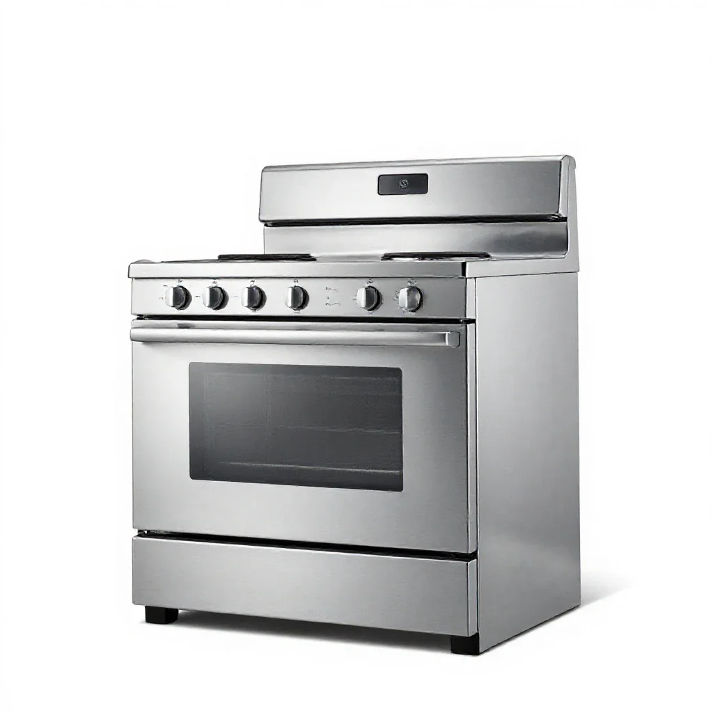 Electric range isolated on a white background