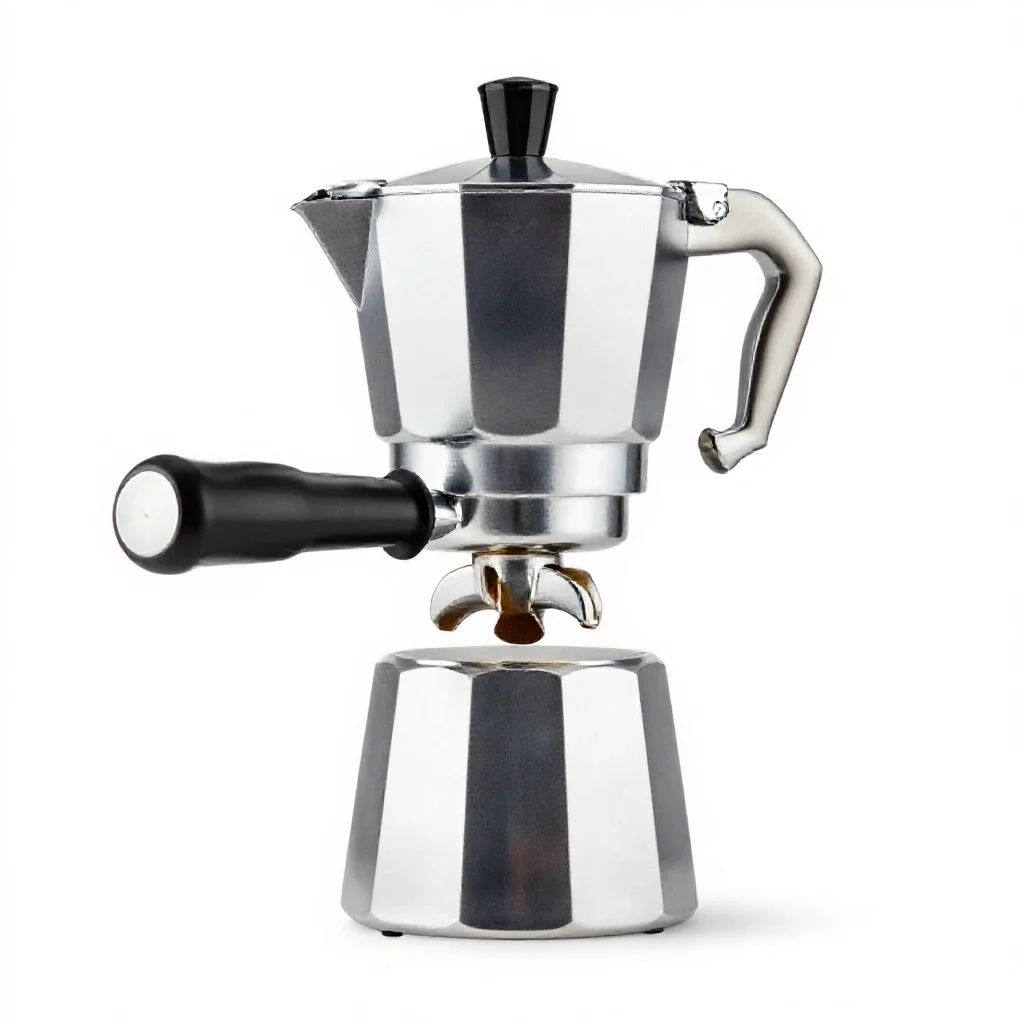 Espresso maker isolated on a white background