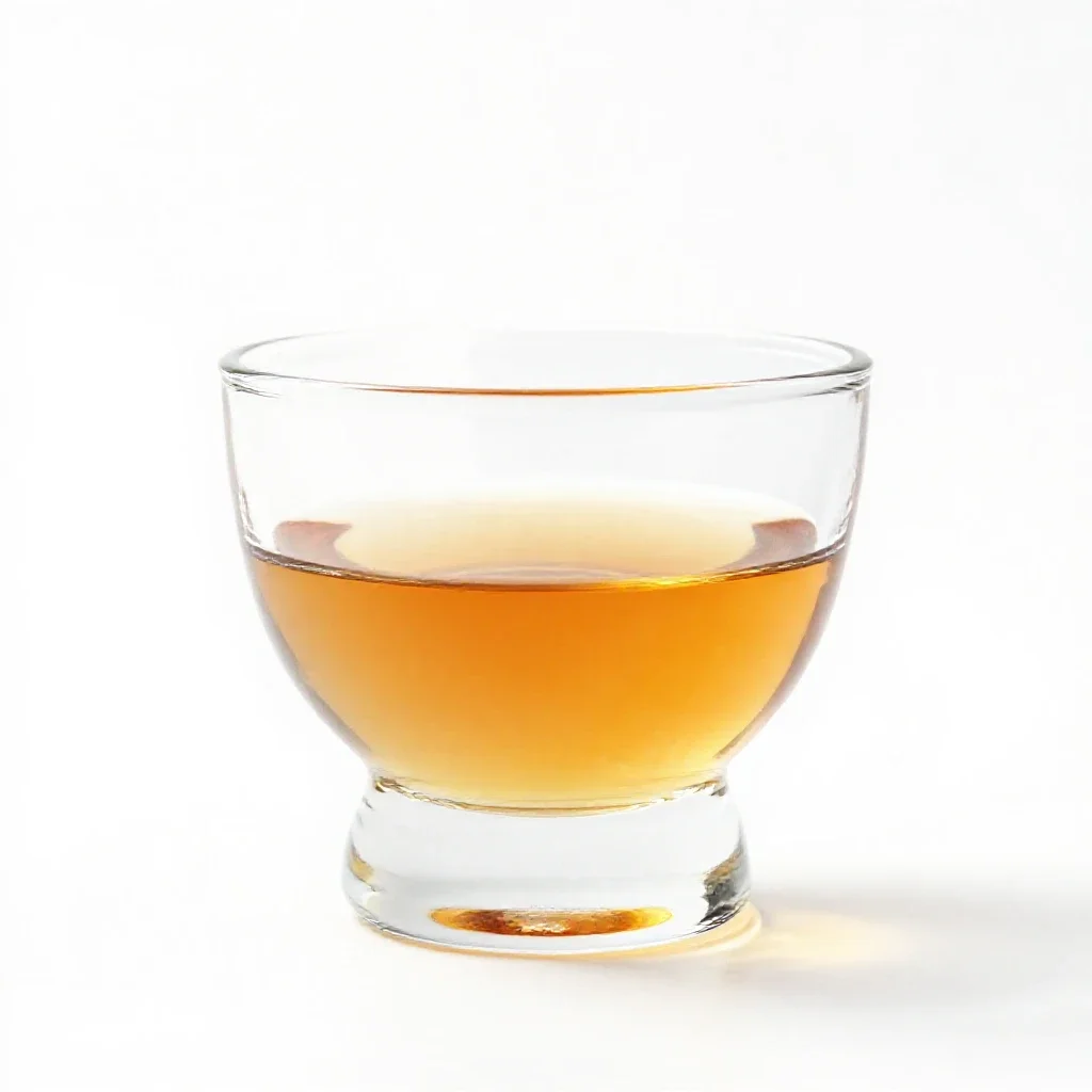 Blended whiskey isolated on a white background