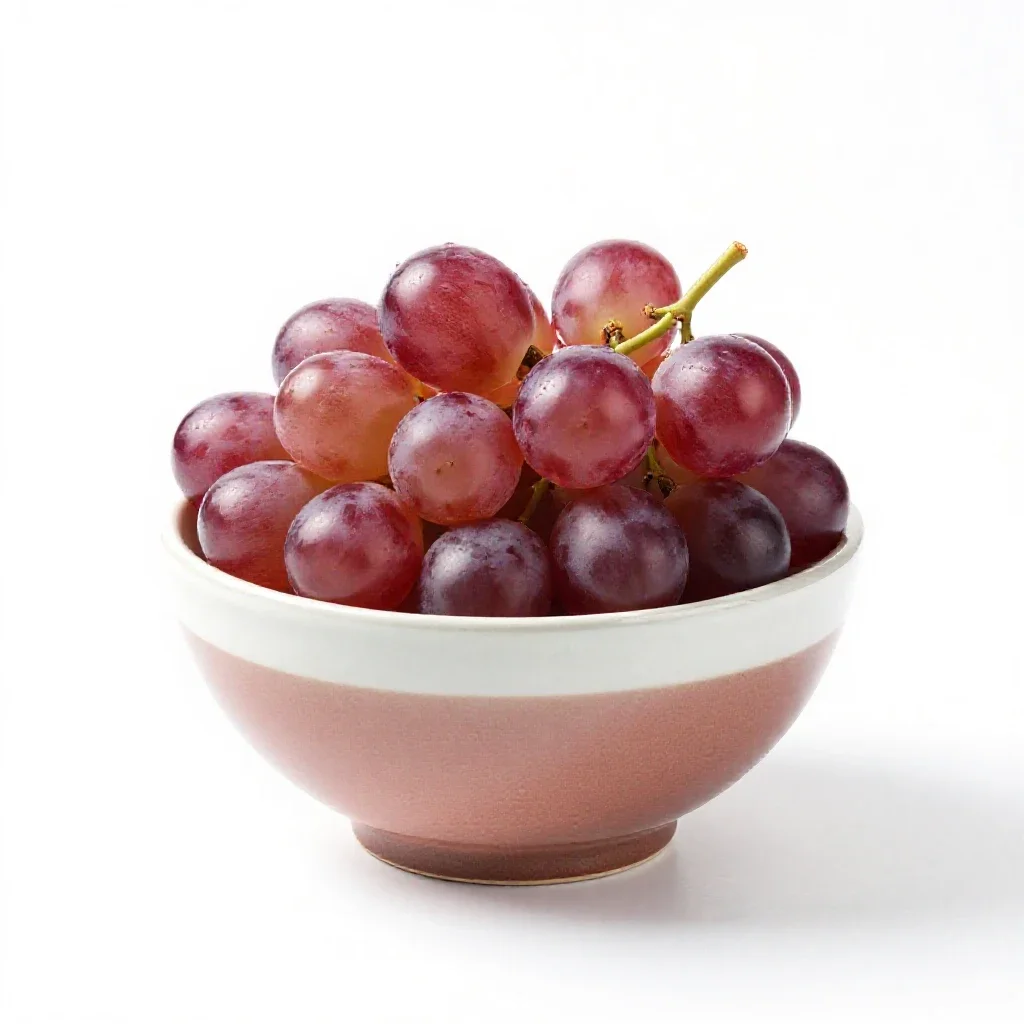 Blush wine isolated on a white background