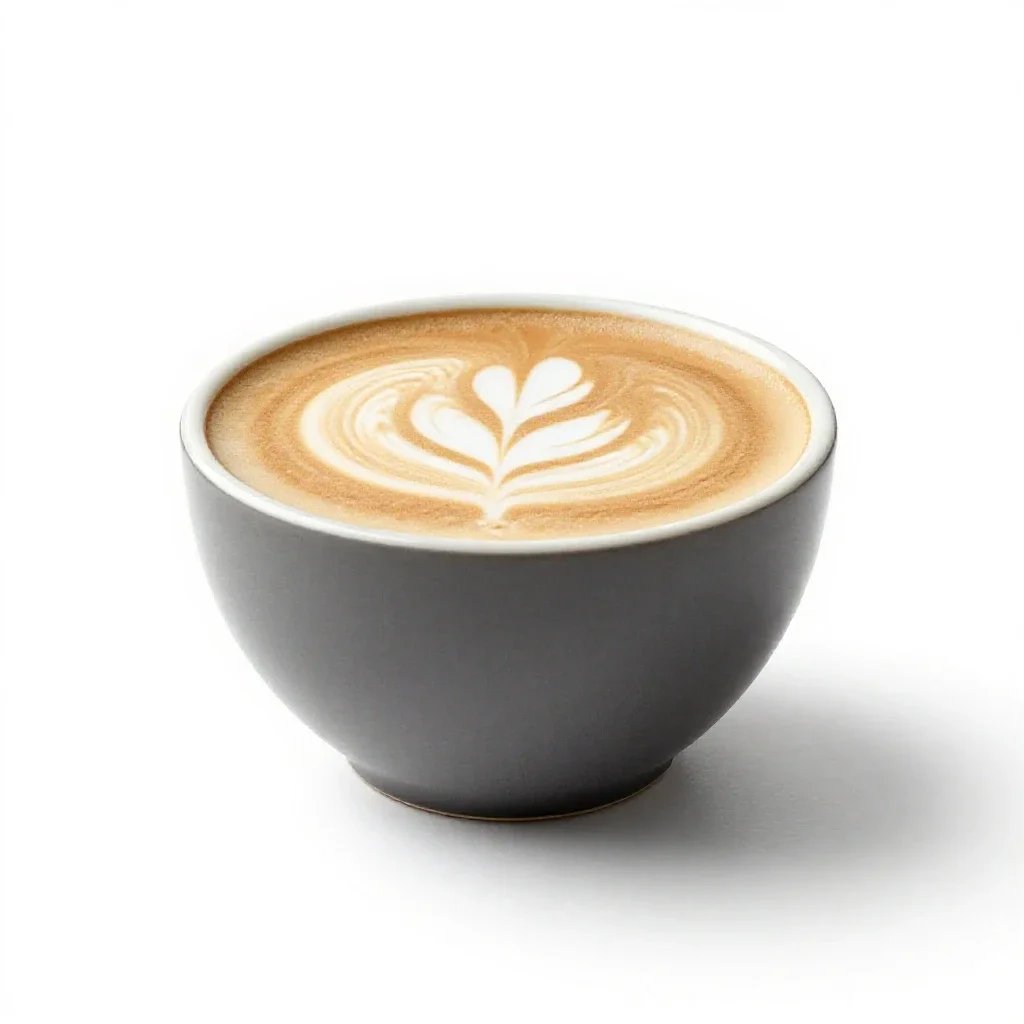 Cappuccino isolated on a white background
