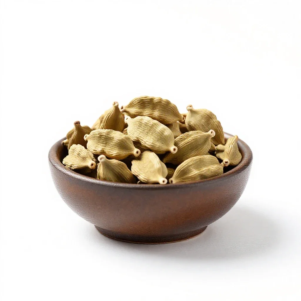 Cardamom isolated on a white background