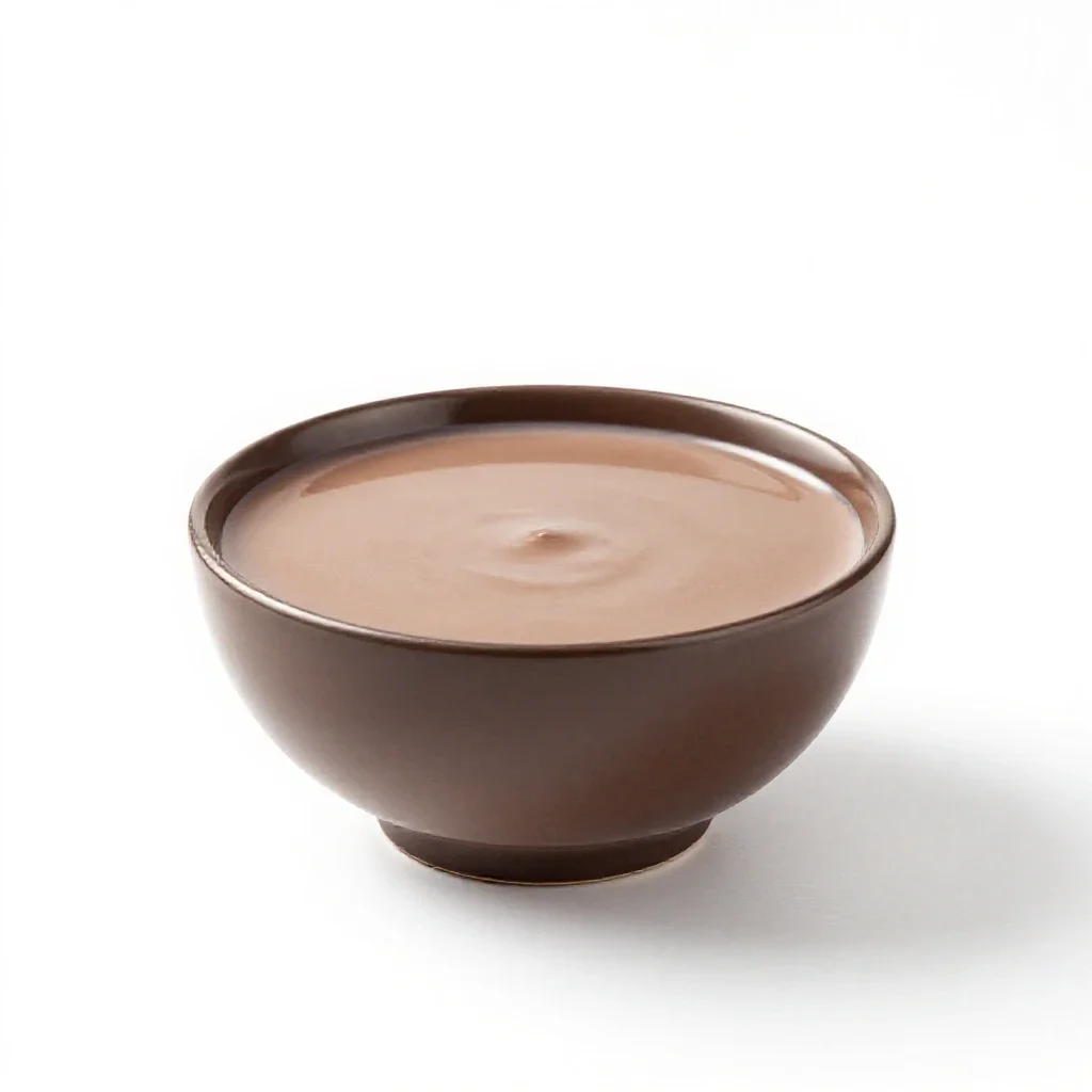 Chocolate milk isolated on a white background