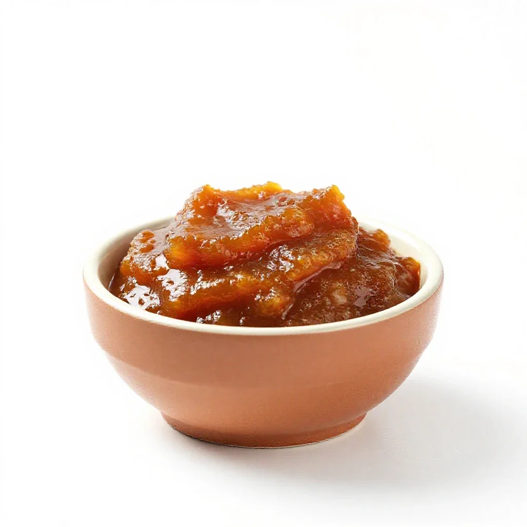 Chutney isolated on a white background